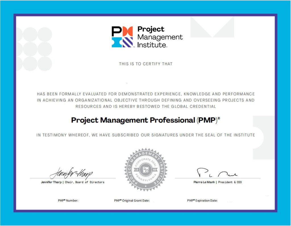 PMP 項目管理專業人士資格認證